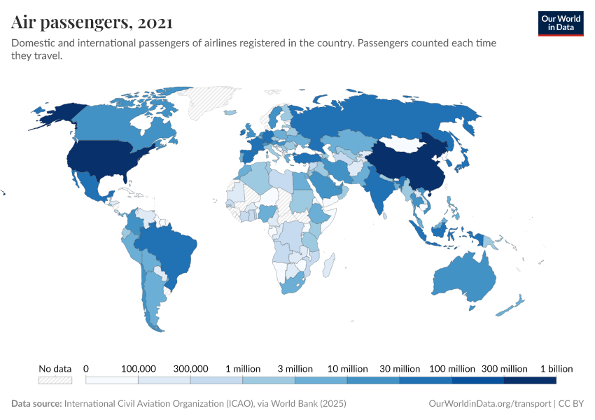 A thumbnail of the "Air passengers" chart