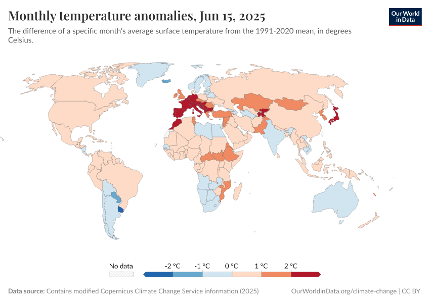 A thumbnail of the "Monthly temperature anomalies" chart