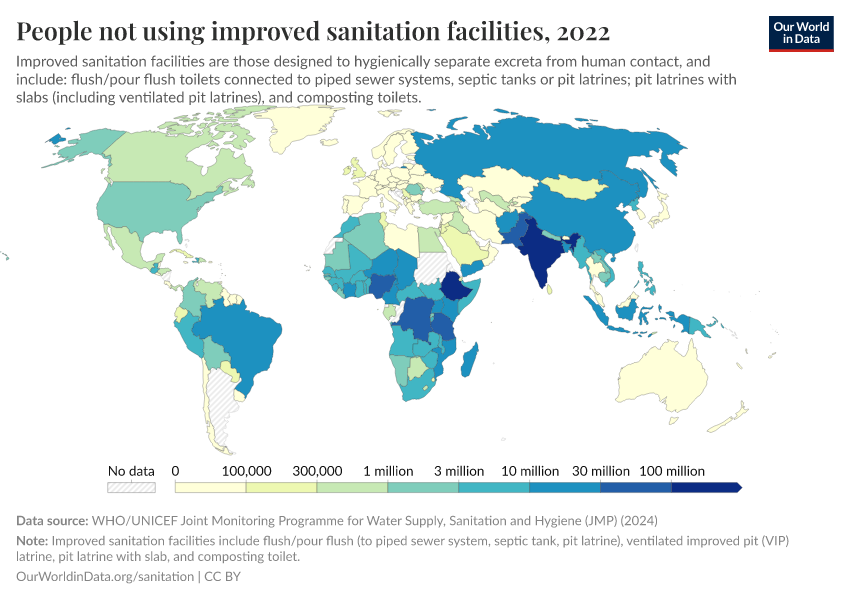 A thumbnail of the "People not using improved sanitation facilities" chart