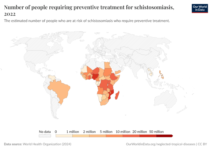 A thumbnail of the "Number of people requiring preventive treatment for schistosomiasis" chart