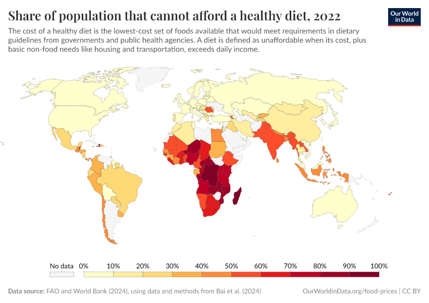A thumbnail of the "Share of population that cannot afford a healthy diet" chart