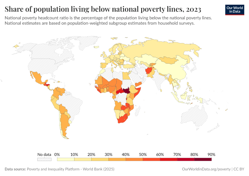 A thumbnail of the "Share of population living below national poverty lines" chart